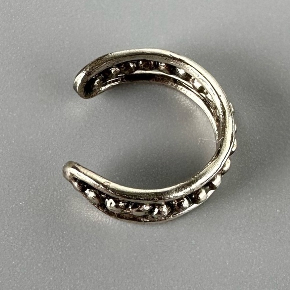 Sterling Silver Triple Band Ear Cuff – No Piercing Needed - Picture 13 of 14